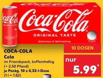 Kaufland COCA-COLA Cola Angebot