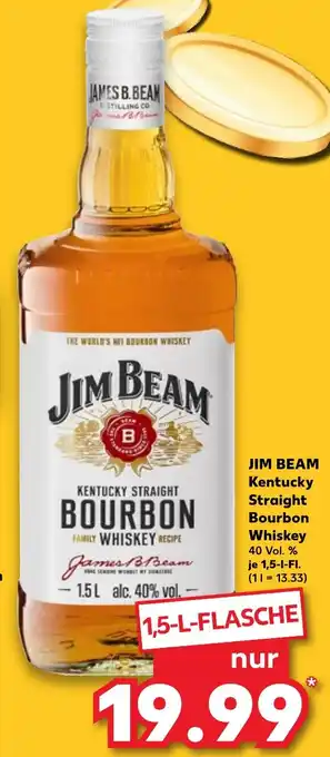 Kaufland JIM BEAM Kentucky Straight Bourbon Whiskey Angebot