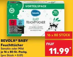 Kaufland BEVOLA BABY Feuchttücher Angebot