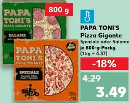 Kaufland PAPA TONI'S Pizza Gigante Angebot