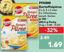 Kaufland PFANNI Kartoffelpüree Angebot