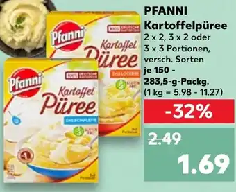 Kaufland PFANNI Kartoffelpüree Angebot