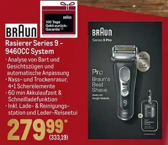 METRO Braun Rasierer Series 9-9460CC System Angebot