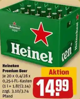 REWE Heineken Premium Beer Angebot