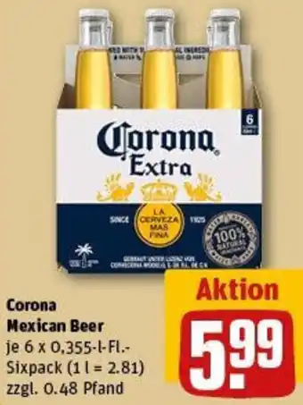 REWE Corona Mexican Beer Angebot