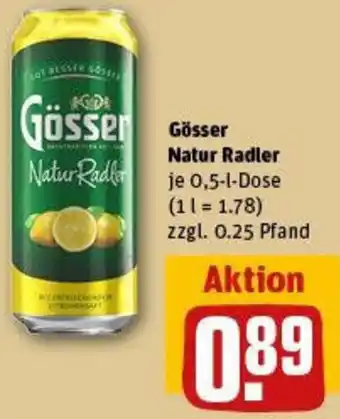 REWE Gösser Natur Radler Angebot