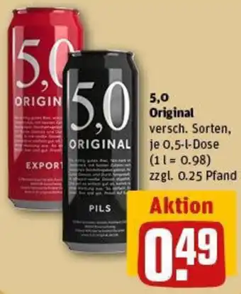 REWE 5,0 Original Angebot