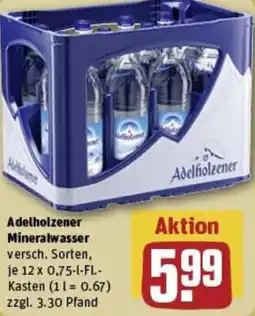 REWE Adelholzener Mineralwasser Angebot