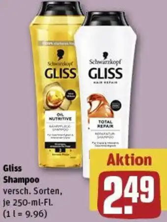 REWE Gliss Shampoo Angebot