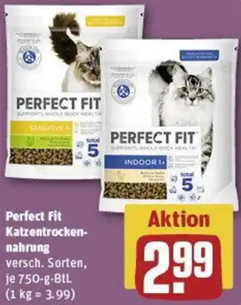 REWE Perfect Fit Katzentrockennahrung Angebot