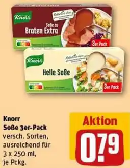 REWE Knorr Soße 3er-Pack Angebot