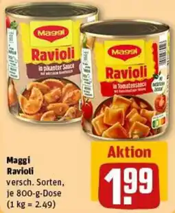 REWE Maggi Ravioli Angebot