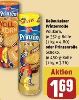 REWE De Beukelaer Prinzenrolle Vollkorn oder Prinzenrolle Schoko Angebot