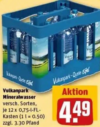 REWE Vulkanpark Mineralwasser Angebot