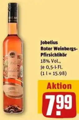 REWE Jobelius Roter Weinbergs Pfirsichlikör Angebot