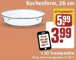 REWE Pyrex Kuchenform, 26 cm Angebot