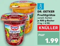 Kaufland DR. OETKER Fruchtgrütze Angebot