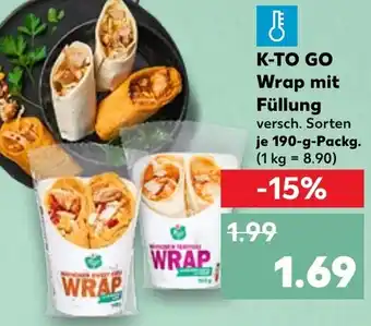 Kaufland K-TO GO Wrap mit Füllung Angebot