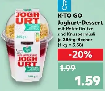 Kaufland K-TO GO Joghurt-Dessert Angebot