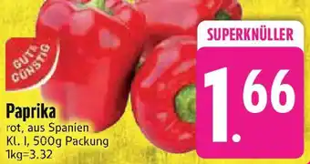 Edeka Gut & Günstig Paprika Angebot