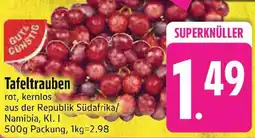 Edeka Gut & Günstig Tafeltrauben Angebot