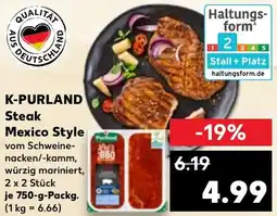 Kaufland K-PURLAND Steak Mexico Style Angebot