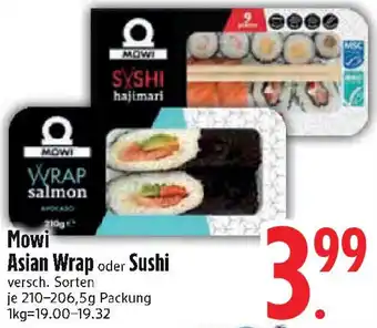 Edeka Mowi Asian Wrap oder Sushi Angebot