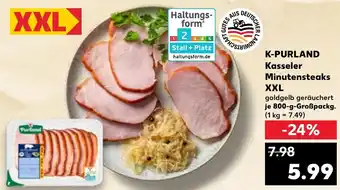 Kaufland K-PURLAND Kasseler Minutensteaks XXL Angebot