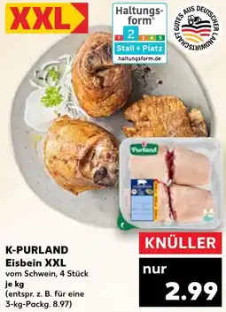 Kaufland K-PURLAND Eisbein XXL Angebot