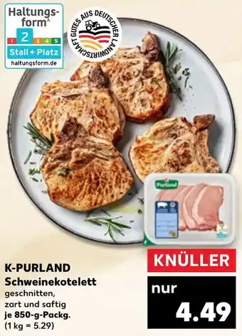 Kaufland K-PURLAND Schweinekotelett Angebot