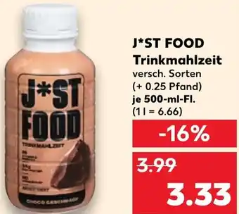 Kaufland J*ST FOOD Trinkmahlzeit Angebot