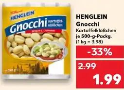 Kaufland HENGLEIN Gnocchi Angebot