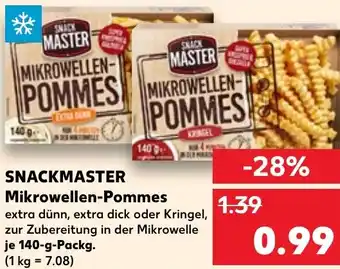 Kaufland SNACKMASTER Mikrowellen-Pommes Angebot