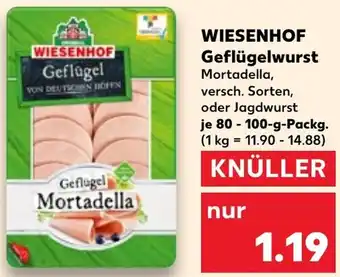 Kaufland WIESENHOF Geflügelwurst Angebot