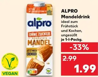 Kaufland ALPRO Mandeldrink Angebot