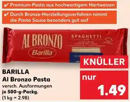 Kaufland BARILLA Al Bronzo Pasta Angebot