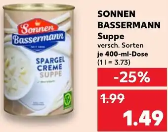 Kaufland SONNEN BASSERMANN Suppe Angebot