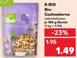 Kaufland K-BIO Bio-Cashewkerne Angebot