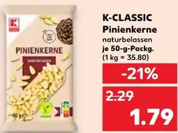 Kaufland K-CLASSIC Pinienkerne Angebot