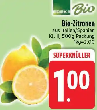 Edeka EDEKA Bio-Zitronen Angebot