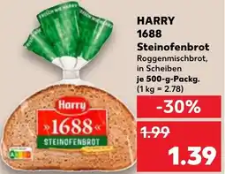 Kaufland HARRY 1688 Steinofenbrot Angebot