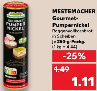 Kaufland MESTEMACHER Gourmet Pumpernickel Angebot