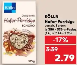 Kaufland KÖLLN Hafer-Porridge Angebot