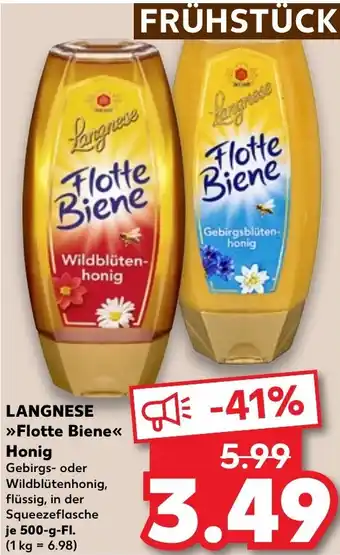 Kaufland LANGNESE Flotte Biene Honig Angebot