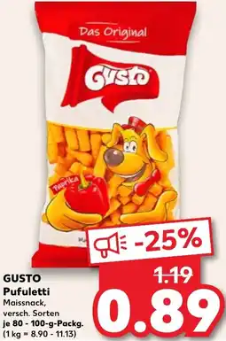 Kaufland GUSTO Pufuletti Angebot