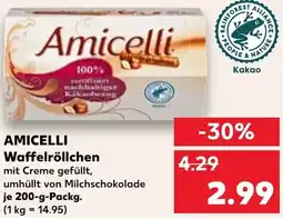 Kaufland AMICELLI Waffelröllchen Angebot