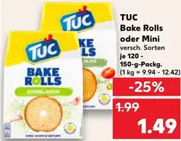 Kaufland TUC Bake Rolls oder Mini Angebot