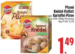 Edeka Pfanni Knödel-Vielfalt oder Kartoffel-Püree Angebot