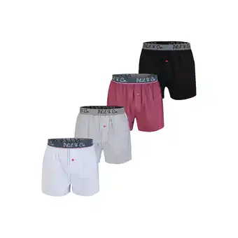 Netto Marken-Discount Phil & Co. Berlin Herren Boxer Classic Checks 4er Pack Angebot