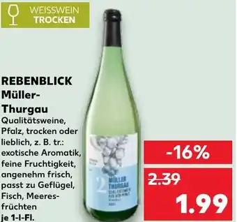 Kaufland REBENBLICK Müller Thurgau Angebot